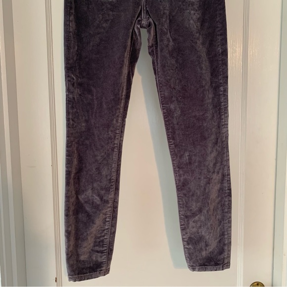 DL1961 Pants Womens 25 Silver Spring Velvet Florence Ankle Mid Rise Instasculpt - Picture 4 of 13